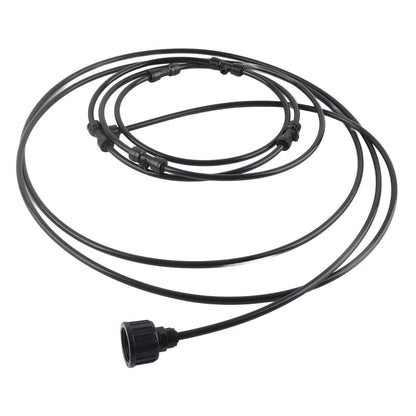 Black Spray Ring Outdoor Cooling Low Pressure Spray Set Spray Ring Fan with Cooling System V1294-YM0521-230404KM04-6
