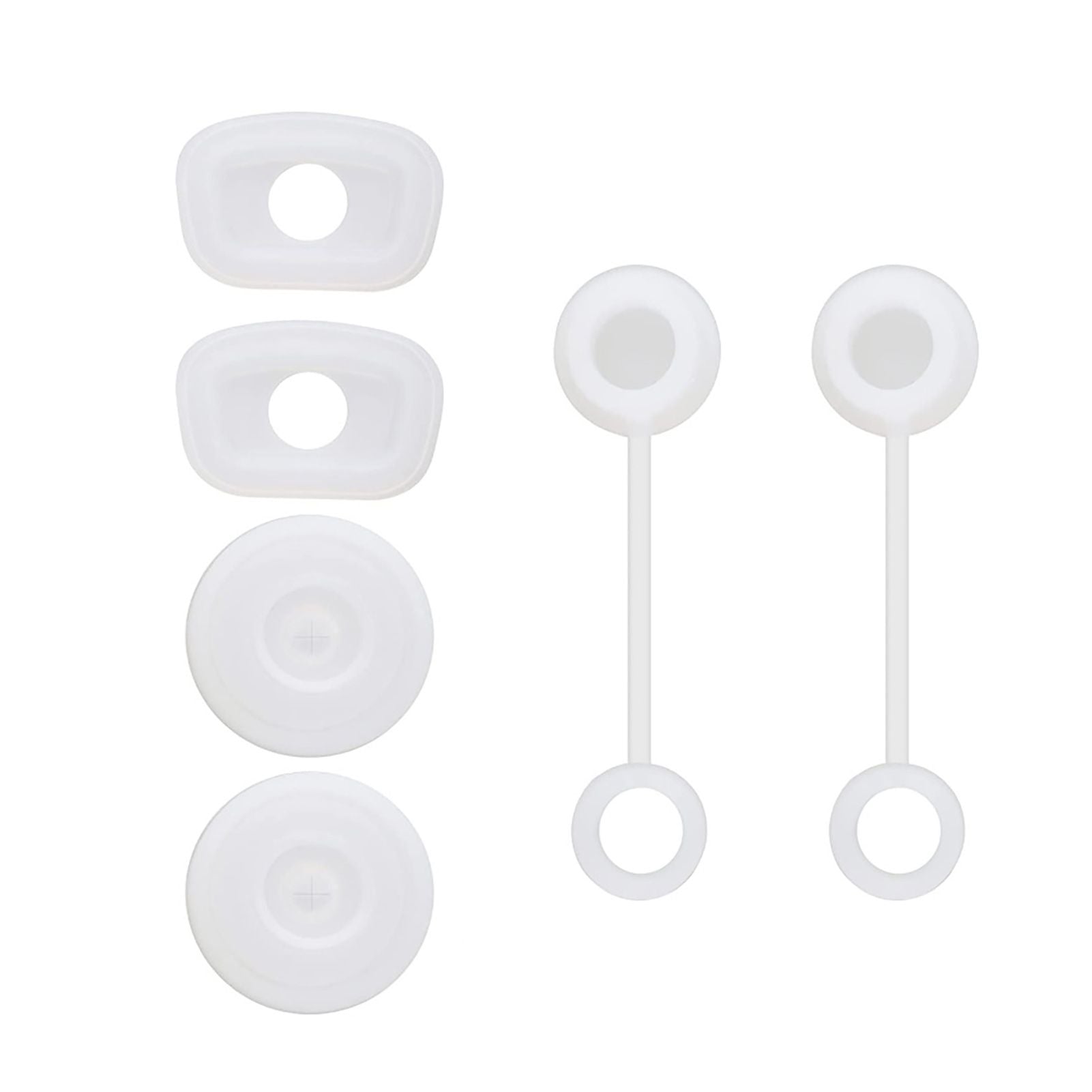 Square Spill Proof Stopper Round Lid Leak Stopper Silicone Straw Cover Cap Set Cup Bottle Accessories V1294-YM0521-230608SM01-1