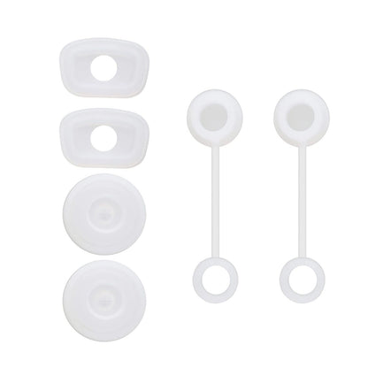 Square Spill Proof Stopper Round Lid Leak Stopper Silicone Straw Cover Cap Set Cup Bottle Accessories V1294-YM0521-230608SM01-1