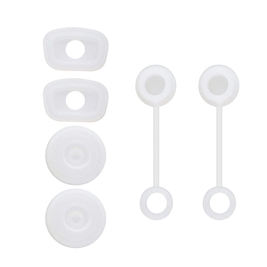 Square Spill Proof Stopper Round Lid Leak Stopper Silicone Straw Cover Cap Set Cup Bottle Accessories V1294-YM0521-230608SM01-1