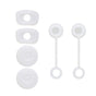 Square Spill Proof Stopper Round Lid Leak Stopper Silicone Straw Cover Cap Set Cup Bottle Accessories V1294-YM0521-230608SM01-1