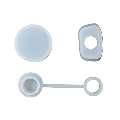 Square Spill Proof Stopper Round Lid Leak Stopper Silicone Straw Cover Cap Set Cup Bottle Accessories V1294-YM0521-230608SM01-1