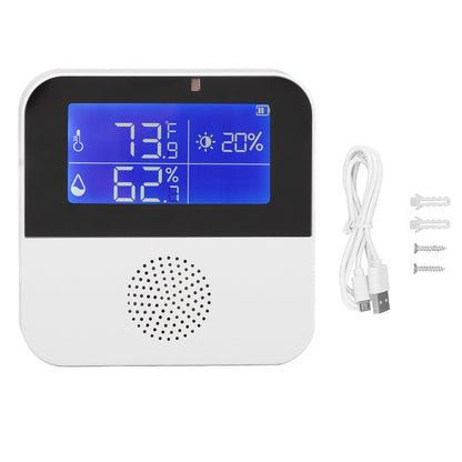 WiFi Humidity Temperature Sensor High Accuracy Smart Thermometer Hygrometer with 2.9 Inch LCD Screen V1294-YM0521-3111220298211