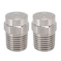 2PCS Misting Nozzle G1/4 Male Thread Flat Head Stainless Steel Atomization Sprayer for Garden Watering V1294-YM0521-3111220304711