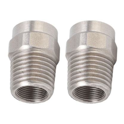 2PCS Misting Nozzle G1/4 Male Thread Flat Head Stainless Steel Atomization Sprayer for Garden Watering V1294-YM0521-3111220304711