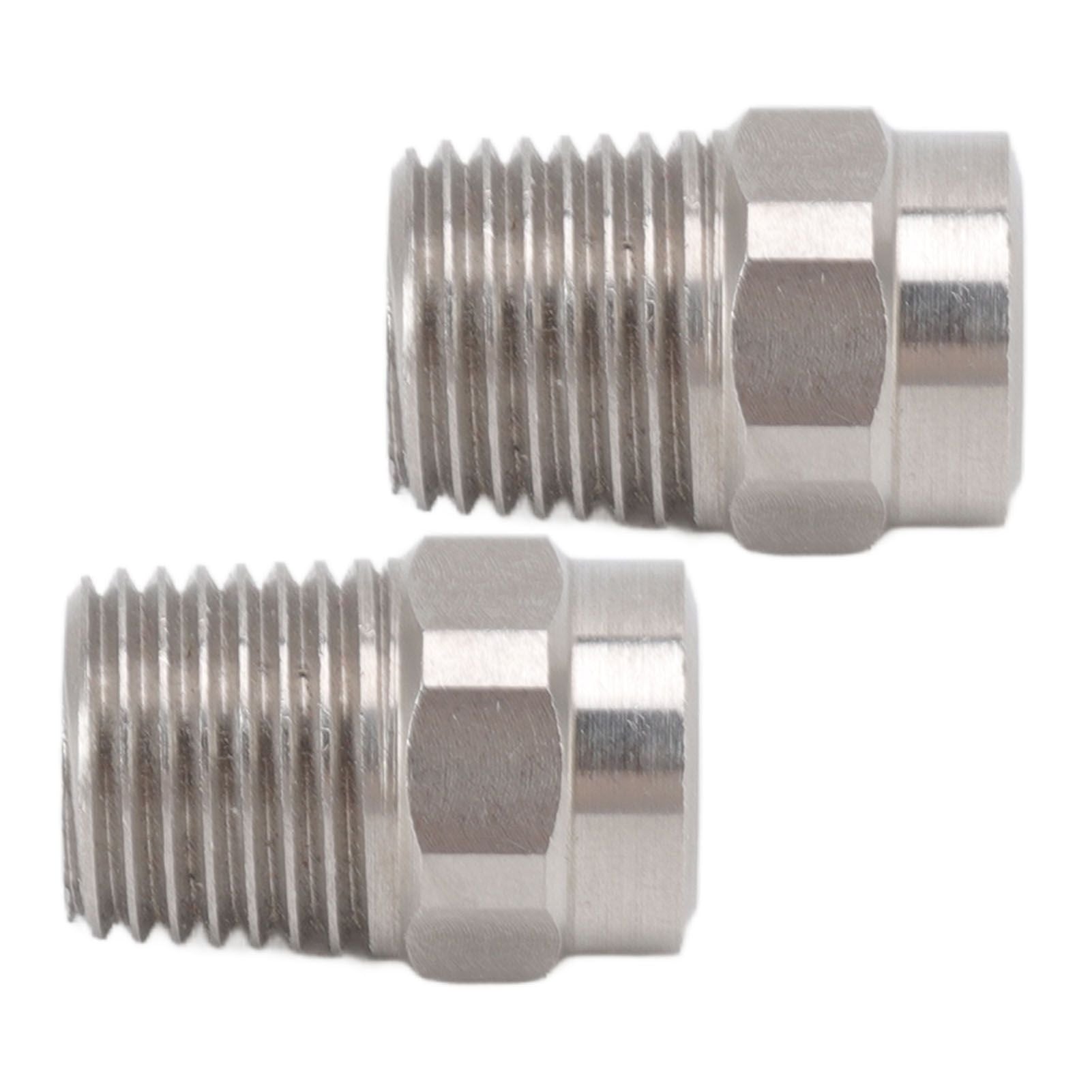2PCS Misting Nozzle G1/4 Male Thread Flat Head Stainless Steel Atomization Sprayer for Garden Watering V1294-YM0521-3111220304711