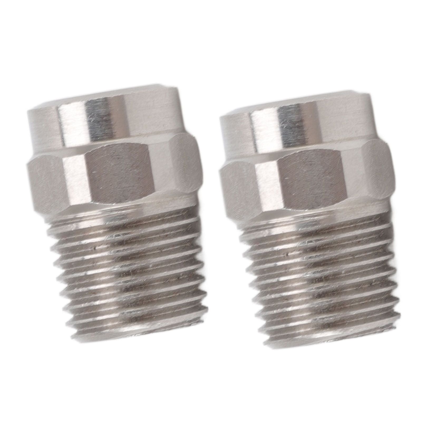 2PCS Misting Nozzle G1/4 Male Thread Flat Head Stainless Steel Atomization Sprayer for Garden Watering V1294-YM0521-3111220304711
