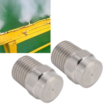 2PCS Misting Nozzle G1/4 Male Thread Flat Head Stainless Steel Atomization Sprayer for Garden Watering V1294-YM0521-3111220304711