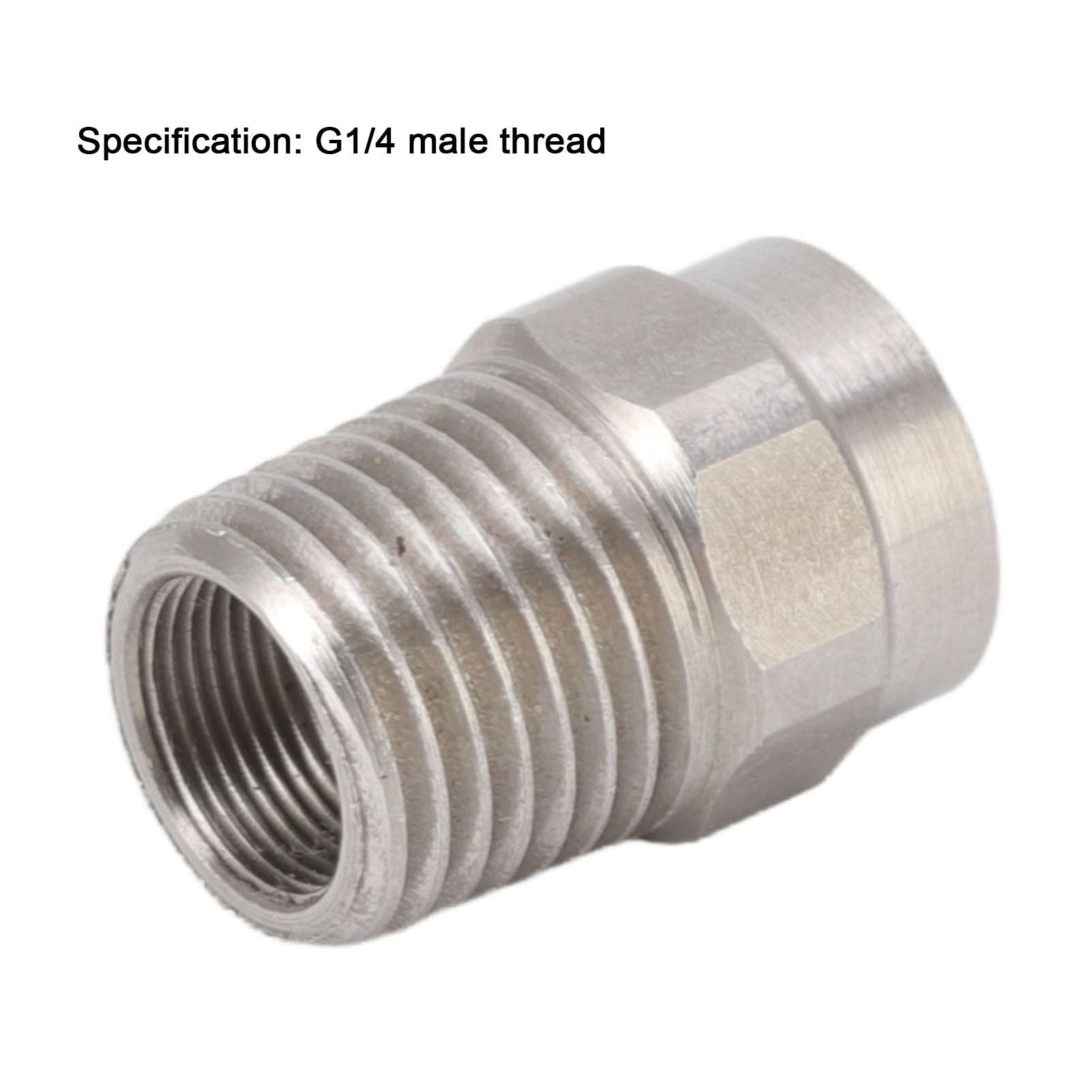 2PCS Misting Nozzle G1/4 Male Thread Flat Head Stainless Steel Atomization Sprayer for Garden Watering V1294-YM0521-3111220304711