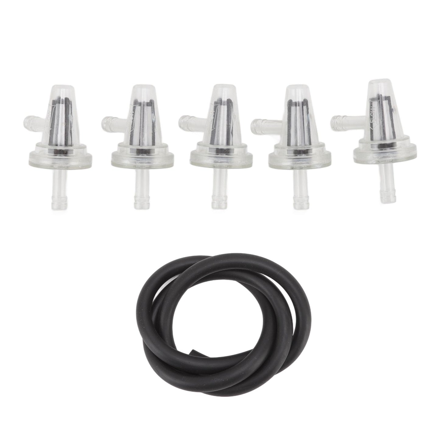 Fuel Filter Kit 90 Degrees Right Angle Inline Fuel Filter for DT100 DT125 DT175 BW350 BW50 BW80 1/4 6mm 7mm V1294-YM0521-3111220311411