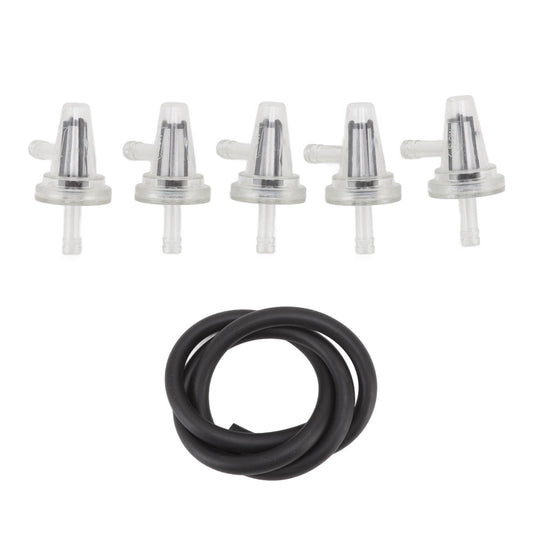 Fuel Filter Kit 90 Degrees Right Angle Inline Fuel Filter for DT100 DT125 DT175 BW350 BW50 BW80 1/4 6mm 7mm V1294-YM0521-3111220311411