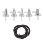 Fuel Filter Kit 90 Degrees Right Angle Inline Fuel Filter for DT100 DT125 DT175 BW350 BW50 BW80 1/4 6mm 7mm V1294-YM0521-3111220311411
