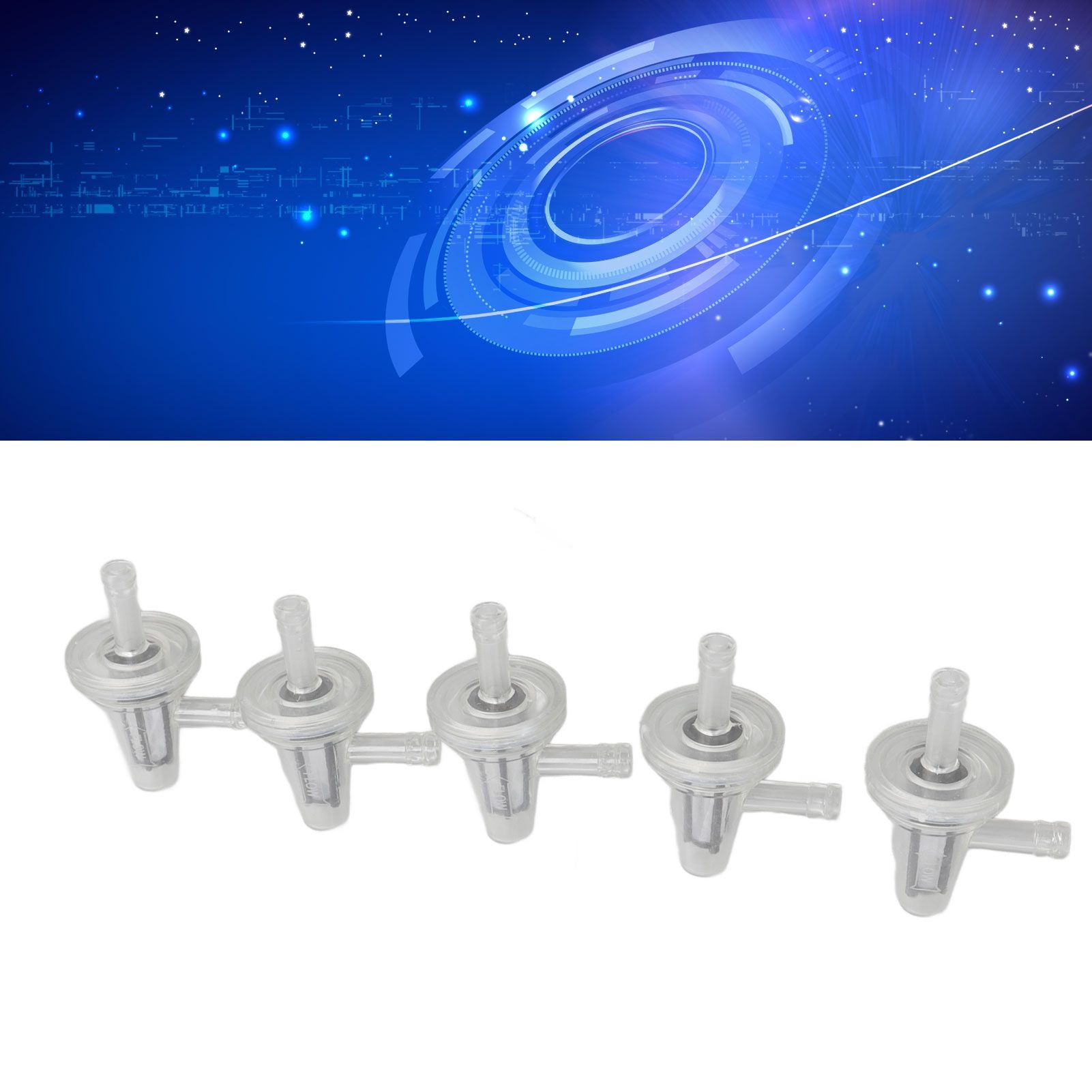 Fuel Filter Kit 90 Degrees Right Angle Inline Fuel Filter for DT100 DT125 DT175 BW350 BW50 BW80 1/4 6mm 7mm V1294-YM0521-3111220311411
