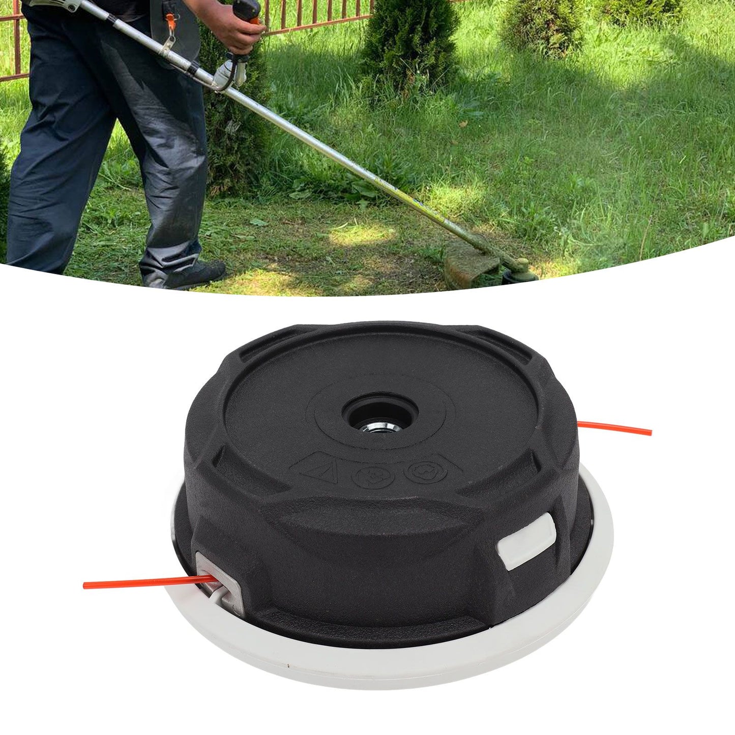 Grass Trimmer Head ABS M14x1.5MM 16cm Diameter Brush Cutter Accessory for Garden Tools ST 4002 710 2170 V1294-YM0521-3111220311811