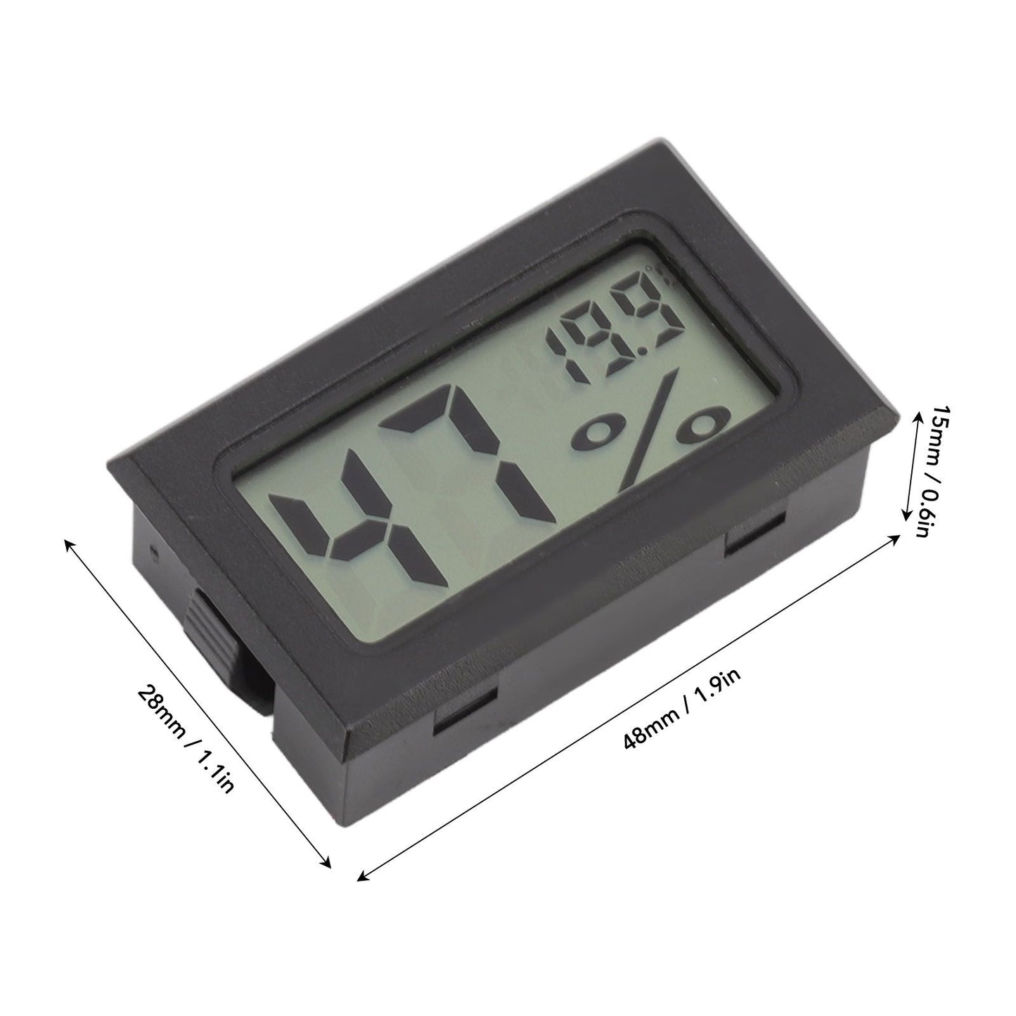 Electronic Thermometer Hygrometer Cigar Box Thermometer Cigar Cabinet Humidity Gauge V1294-YM0521-3111220319311