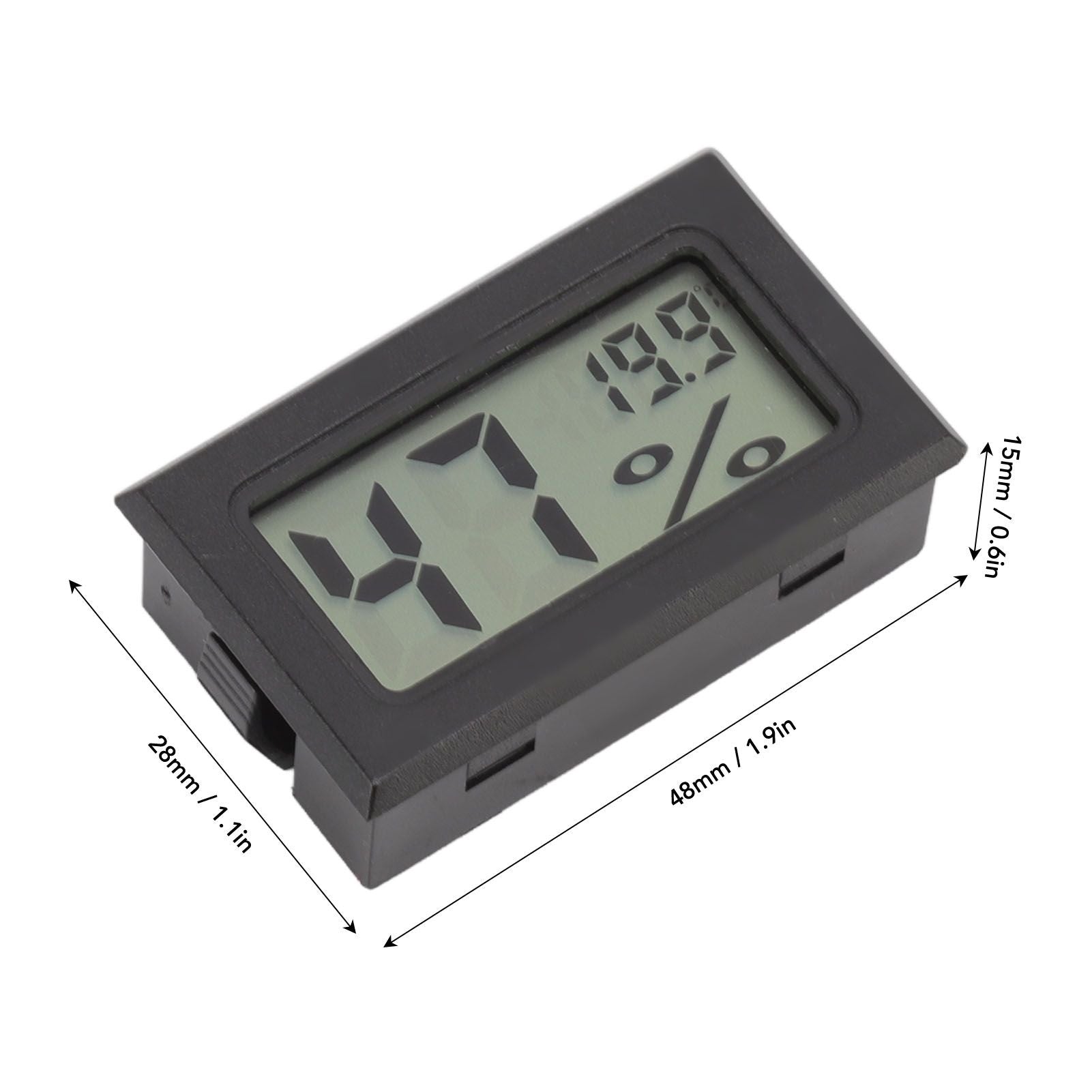 Electronic Thermometer Hygrometer Cigar Box Thermometer Cigar Cabinet Humidity Gauge V1294-YM0521-3111220319311