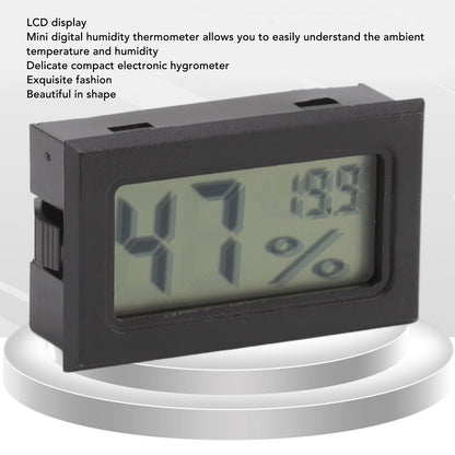 Electronic Thermometer Hygrometer Cigar Box Thermometer Cigar Cabinet Humidity Gauge V1294-YM0521-3111220319311