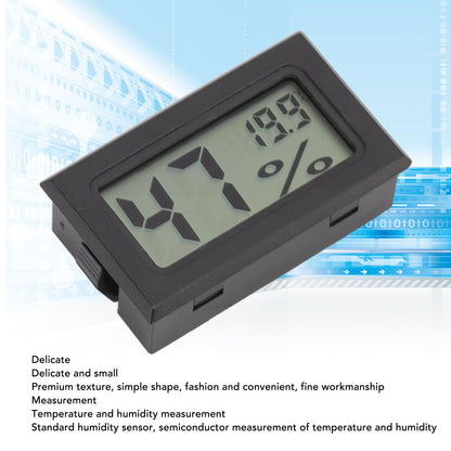 Electronic Thermometer Hygrometer Cigar Box Thermometer Cigar Cabinet Humidity Gauge V1294-YM0521-3111220319311