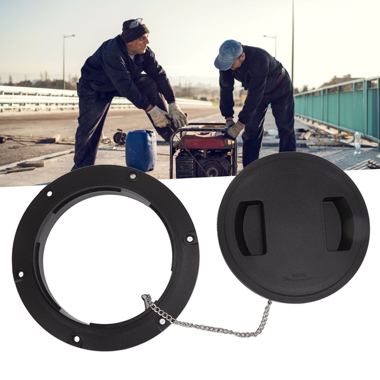 Diesel Generator Tank Cover Corrosion Resistance Anti Interference Plastic Lid Heat Dissipation Cap V1294-YM0521-3111220322111
