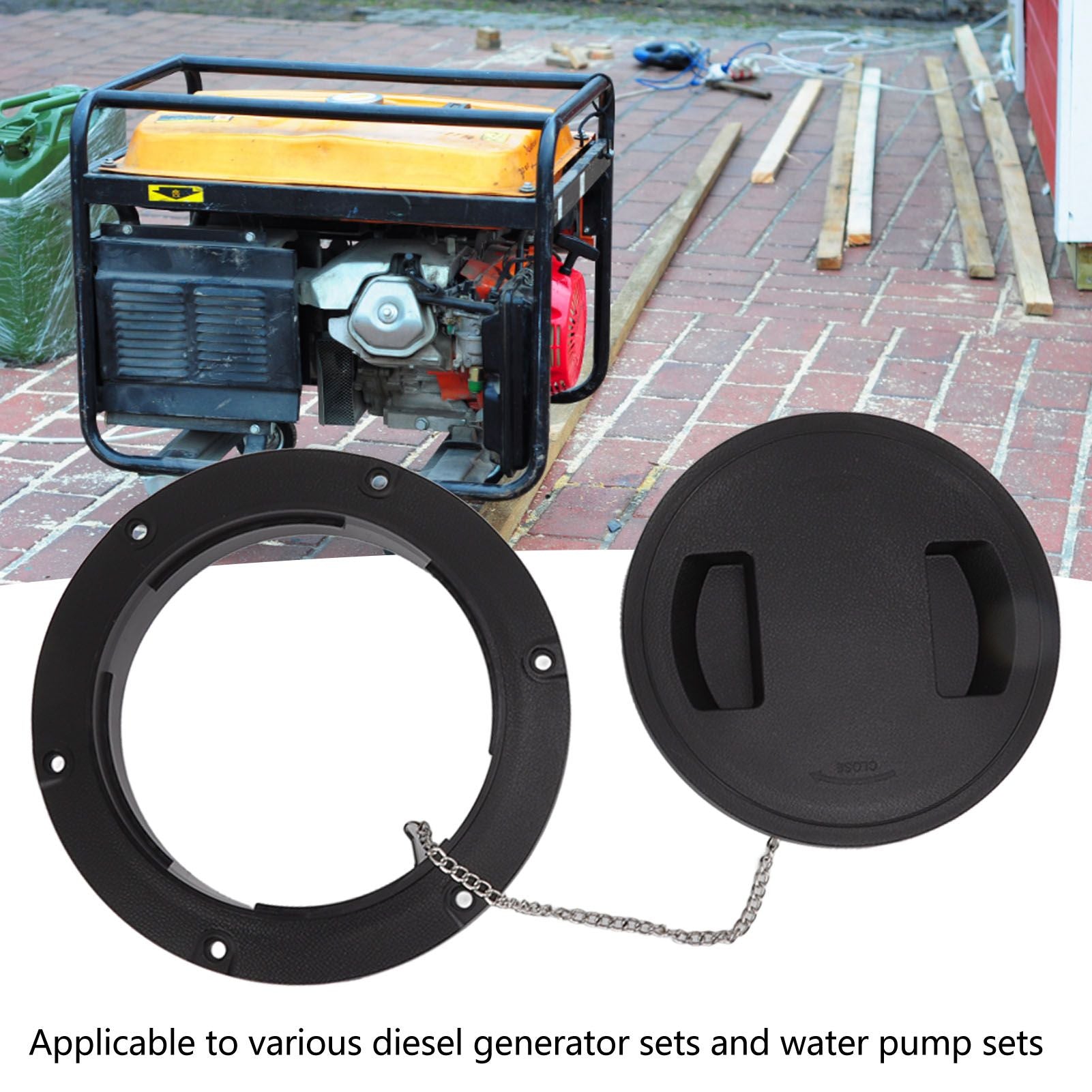 Diesel Generator Tank Cover Corrosion Resistance Anti Interference Plastic Lid Heat Dissipation Cap V1294-YM0521-3111220322111