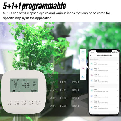 Automatic Drip Irrigation Kit Smart APP WiFi Programmable Timing Irrigaition System Automatic Garden Plants V1294-YM0521-3111220327511