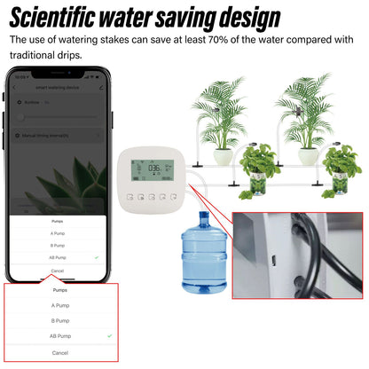 Automatic Drip Irrigation Kit Smart APP WiFi Programmable Timing Irrigaition System Automatic Garden Plants V1294-YM0521-3111220327511