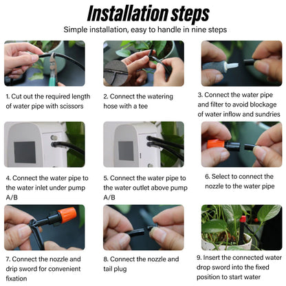 Automatic Drip Irrigation Kit Smart APP WiFi Programmable Timing Irrigaition System Automatic Garden Plants V1294-YM0521-3111220327511