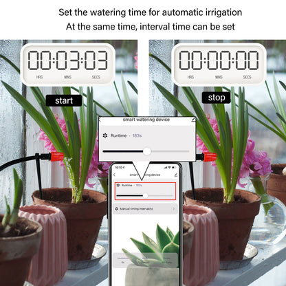 Automatic Drip Irrigation Kit Smart APP WiFi Programmable Timing Irrigaition System Automatic Garden Plants V1294-YM0521-3111220327511