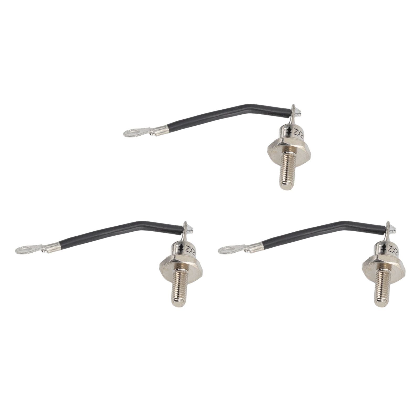 3PCS 25A ZX25 12 Diesel Generator Diode Small Portable Rectifier Diode Replacement Accessories Parts Negative V1294-YM0521-3111230001912