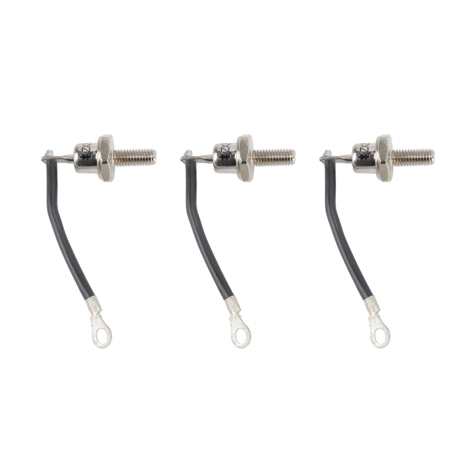 3PCS 25A ZX25 12 Diesel Generator Diode Small Portable Rectifier Diode Replacement Accessories Parts Negative V1294-YM0521-3111230001912