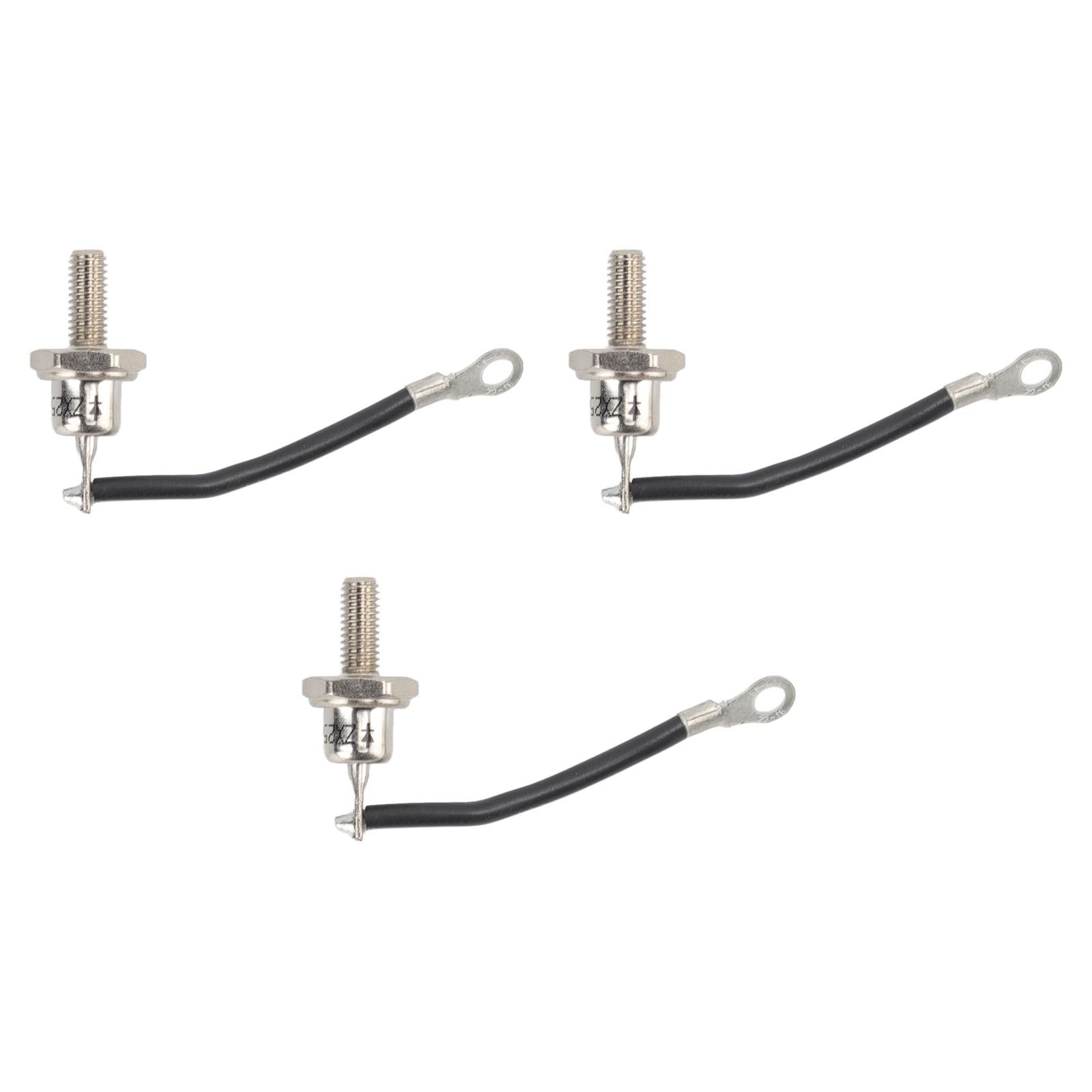 3PCS 25A ZX25 12 Diesel Generator Diode Small Portable Rectifier Diode Replacement Accessories Parts Negative V1294-YM0521-3111230001912