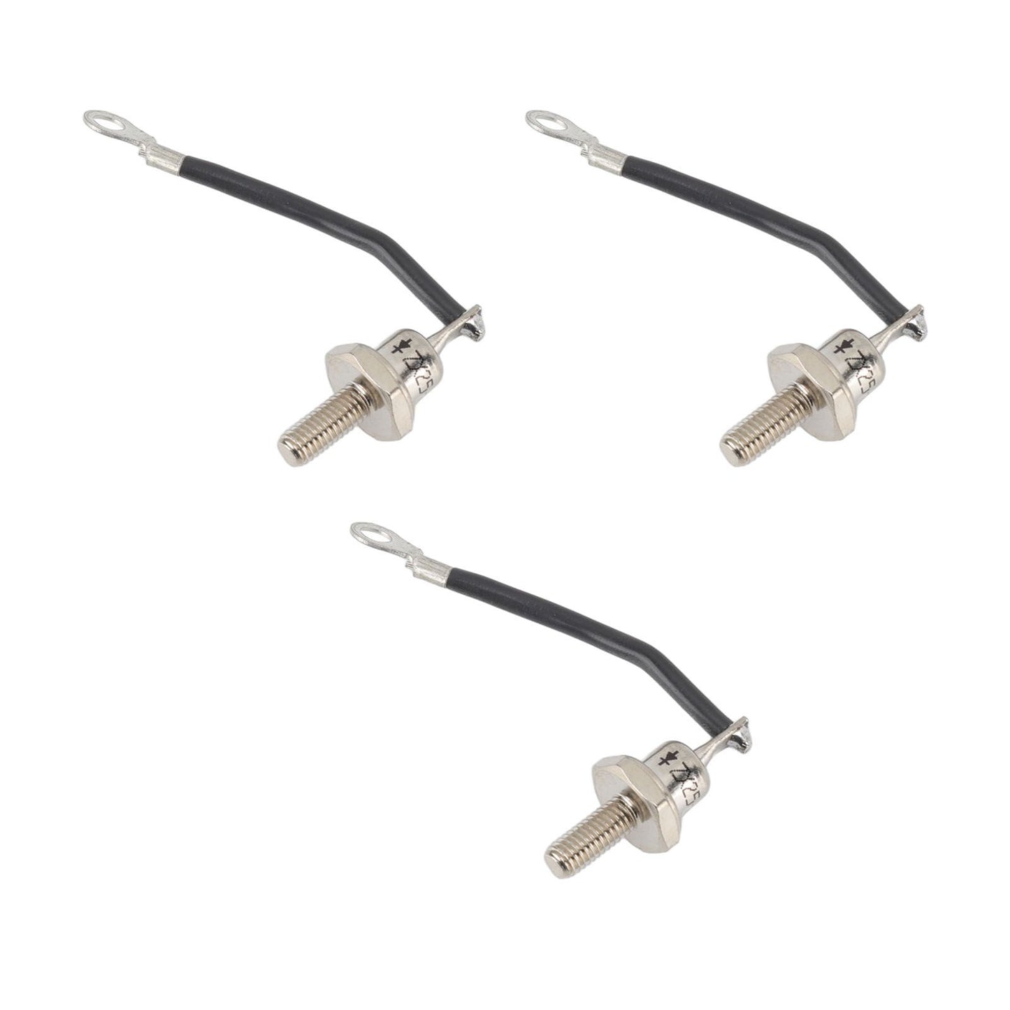 3PCS 25A ZX25 12 Diesel Generator Diode Small Portable Rectifier Diode Replacement Accessories Parts Negative V1294-YM0521-3111230001912