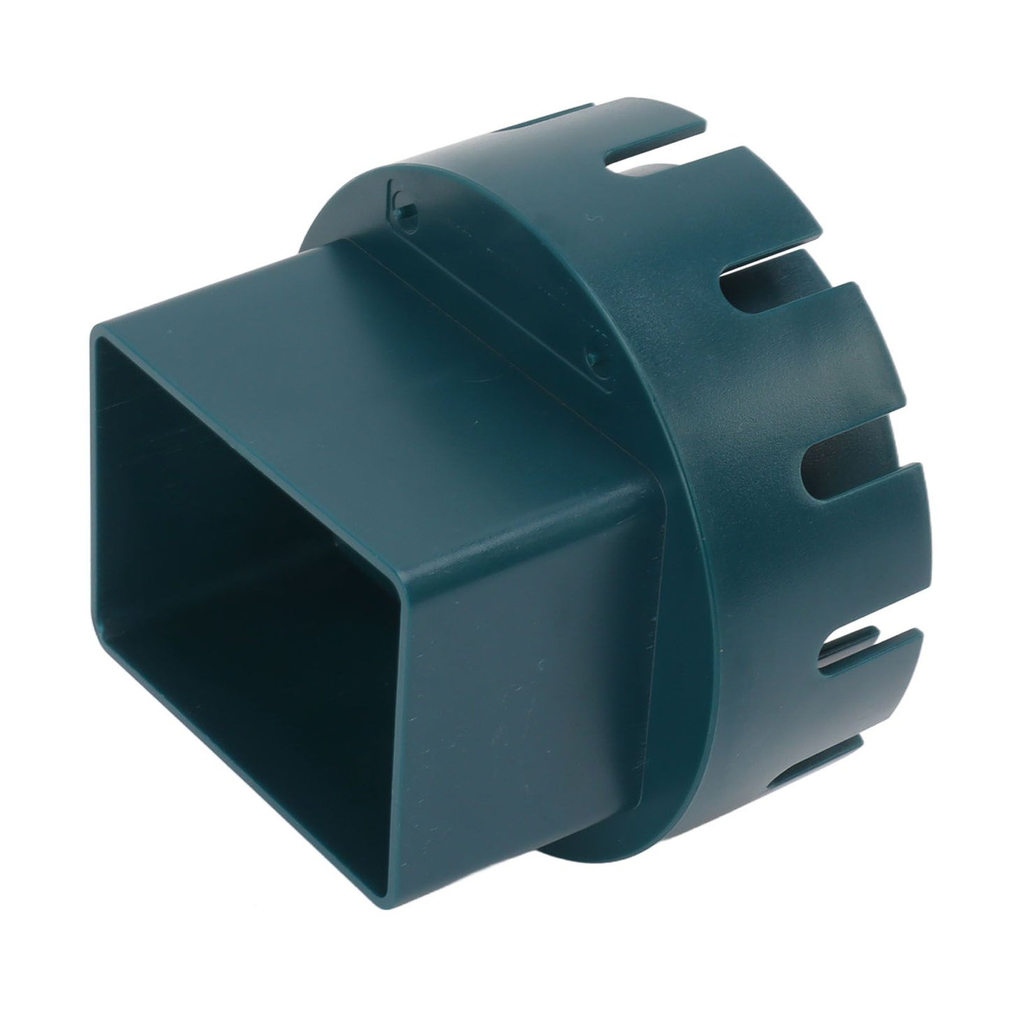 Downspout Adapter Plastic Drain Adapter Replacement Downpipe Converter Connector with Screws Green S 2x3in V1294-YM0521-3111230010113