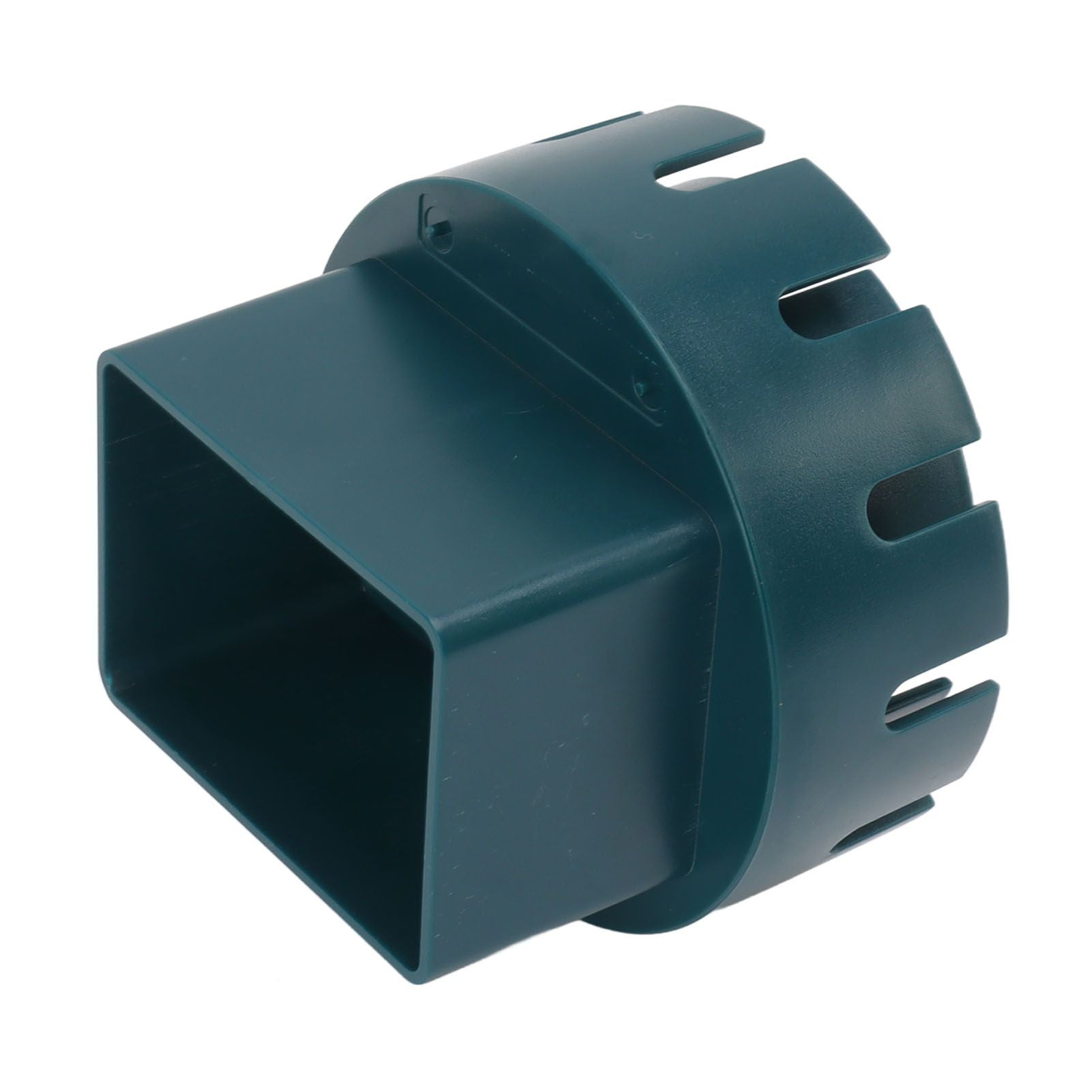 Downspout Adapter Plastic Drain Adapter Replacement Downpipe Converter Connector with Screws Green S 2x3in V1294-YM0521-3111230010113