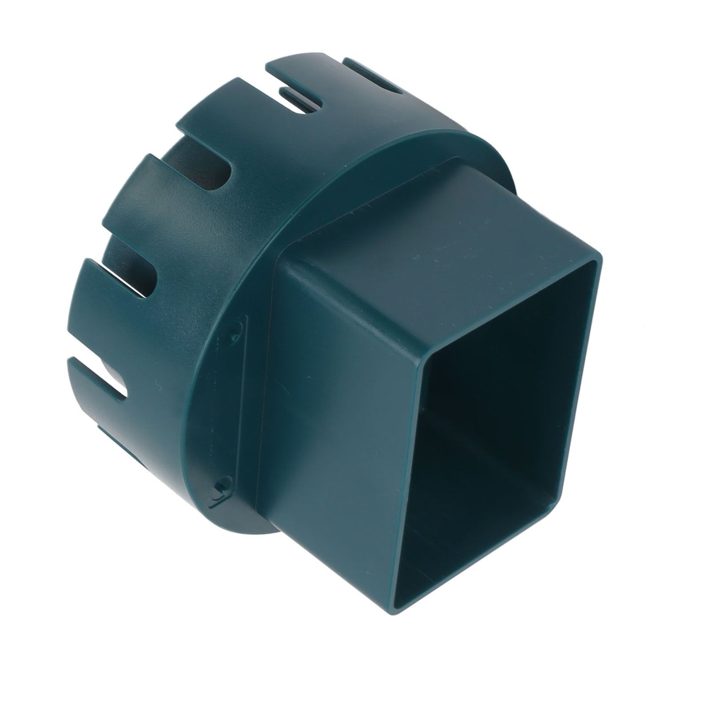 Downspout Adapter Plastic Drain Adapter Replacement Downpipe Converter Connector with Screws Green S 2x3in V1294-YM0521-3111230010113