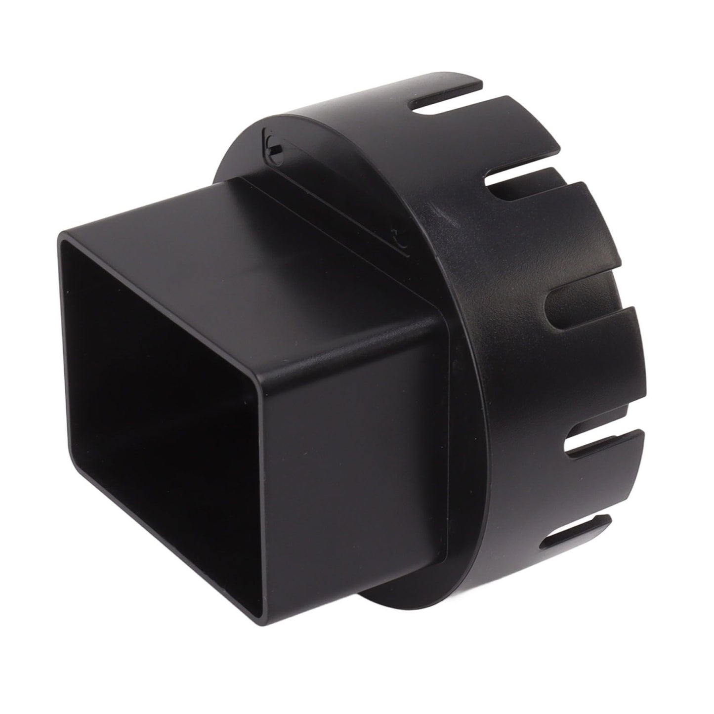 Downspout Adapter Plastic Drain Adapter Replacement Downpipe Converter Connector with Screws Black S 2x3in V1294-YM0521-3111230010114