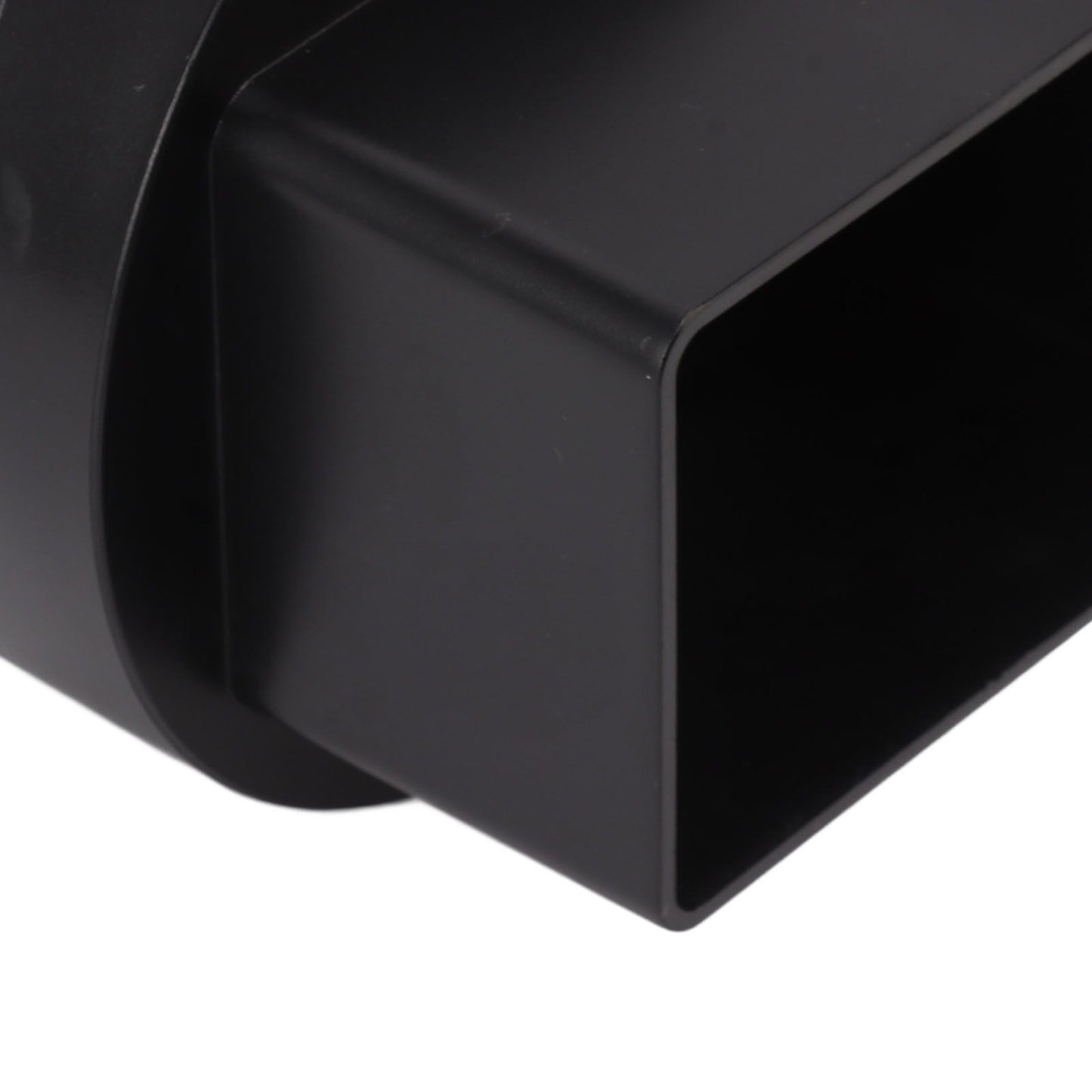 Downspout Adapter Plastic Drain Adapter Replacement Downpipe Converter Connector with Screws Black S 2x3in V1294-YM0521-3111230010114