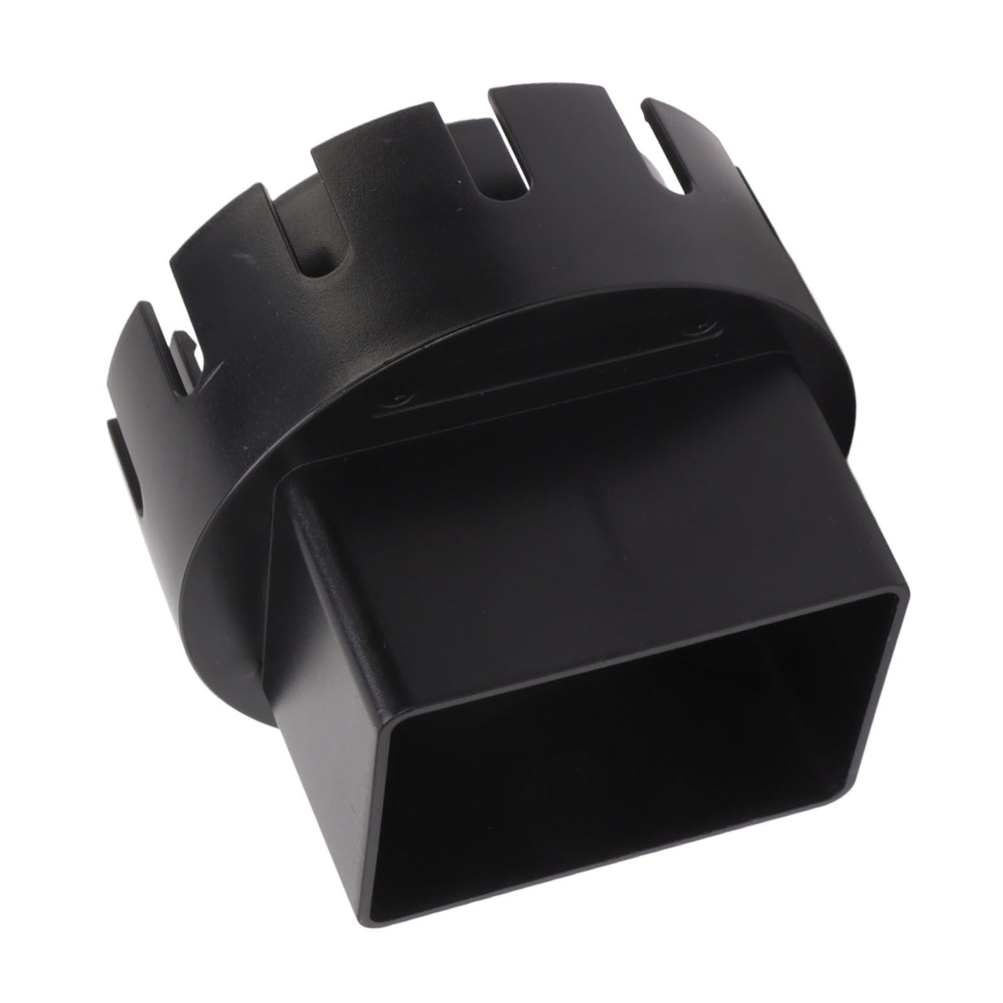 Downspout Adapter Plastic Drain Adapter Replacement Downpipe Converter Connector with Screws Black S 2x3in V1294-YM0521-3111230010114