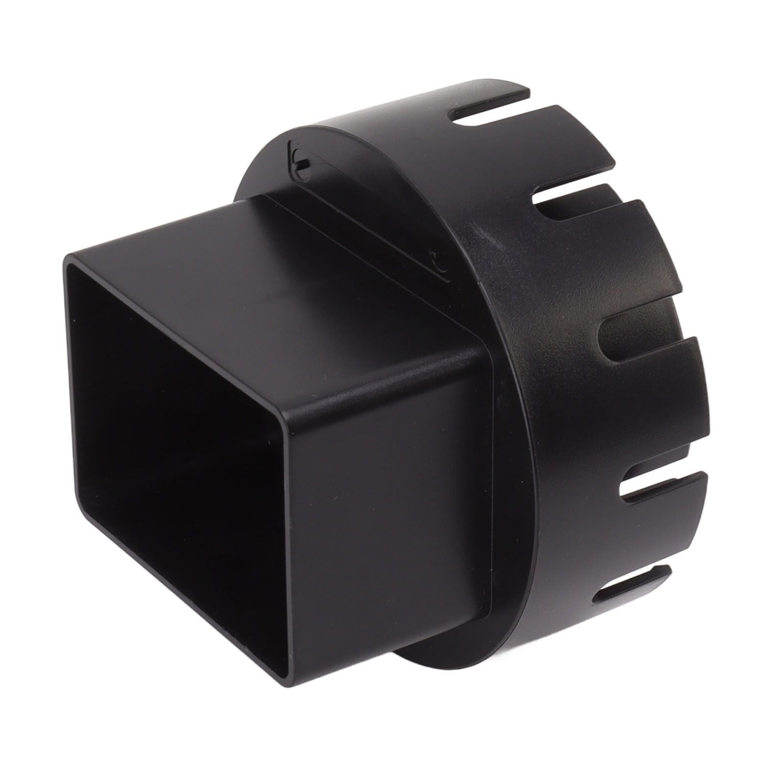 Downspout Adapter Plastic Drain Adapter Replacement Downpipe Converter Connector with Screws Black L 3x4in V1294-YM0521-3111230010118