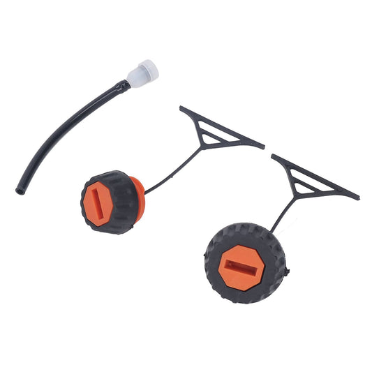 Gas Fuel Cap and Oil Cap for Stihl 020 021 023 024 025 026 028 034 Chain Saw 0000 350 0510 0000 350 0520 V1294-YM0521-3111230015011