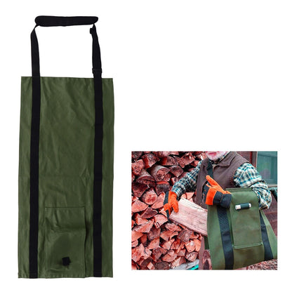 Canvas Firewood Carrier Bag Canvas Firewood Log Carrier Tote Bag with Reinforced Handle V1294-YM0521-3111230016811