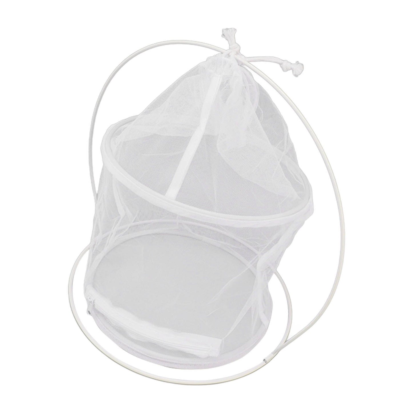 Cylindrical Iron Frame Hanging Cage Butterfly Habitat Cage Ornamental Outdoor Mesh Plant Cage V1294-YM0521-3111230020811