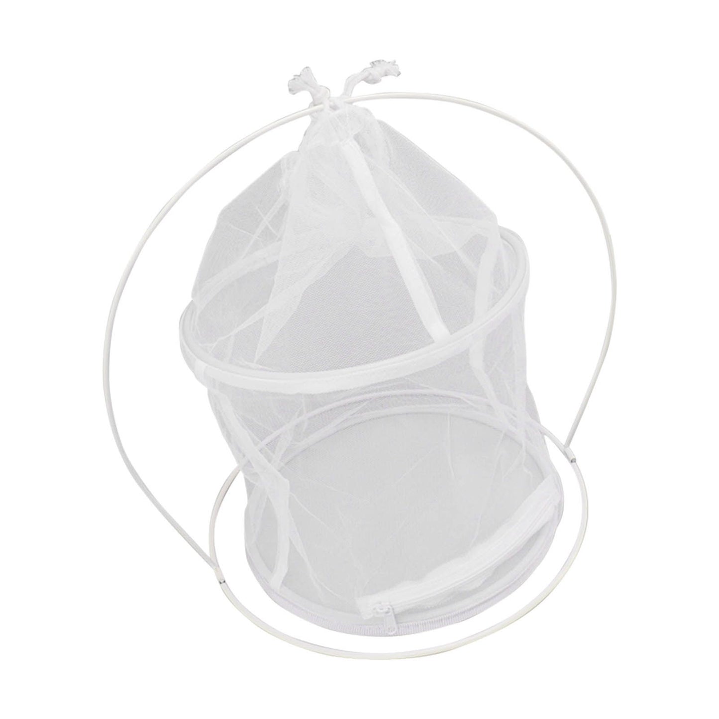 Cylindrical Iron Frame Hanging Cage Butterfly Habitat Cage Ornamental Outdoor Mesh Plant Cage V1294-YM0521-3111230020811
