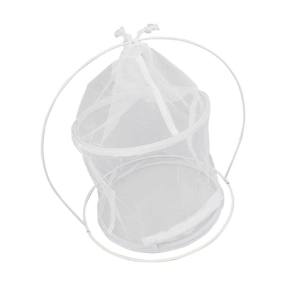 Cylindrical Iron Frame Hanging Cage Butterfly Habitat Cage Ornamental Outdoor Mesh Plant Cage V1294-YM0521-3111230020811