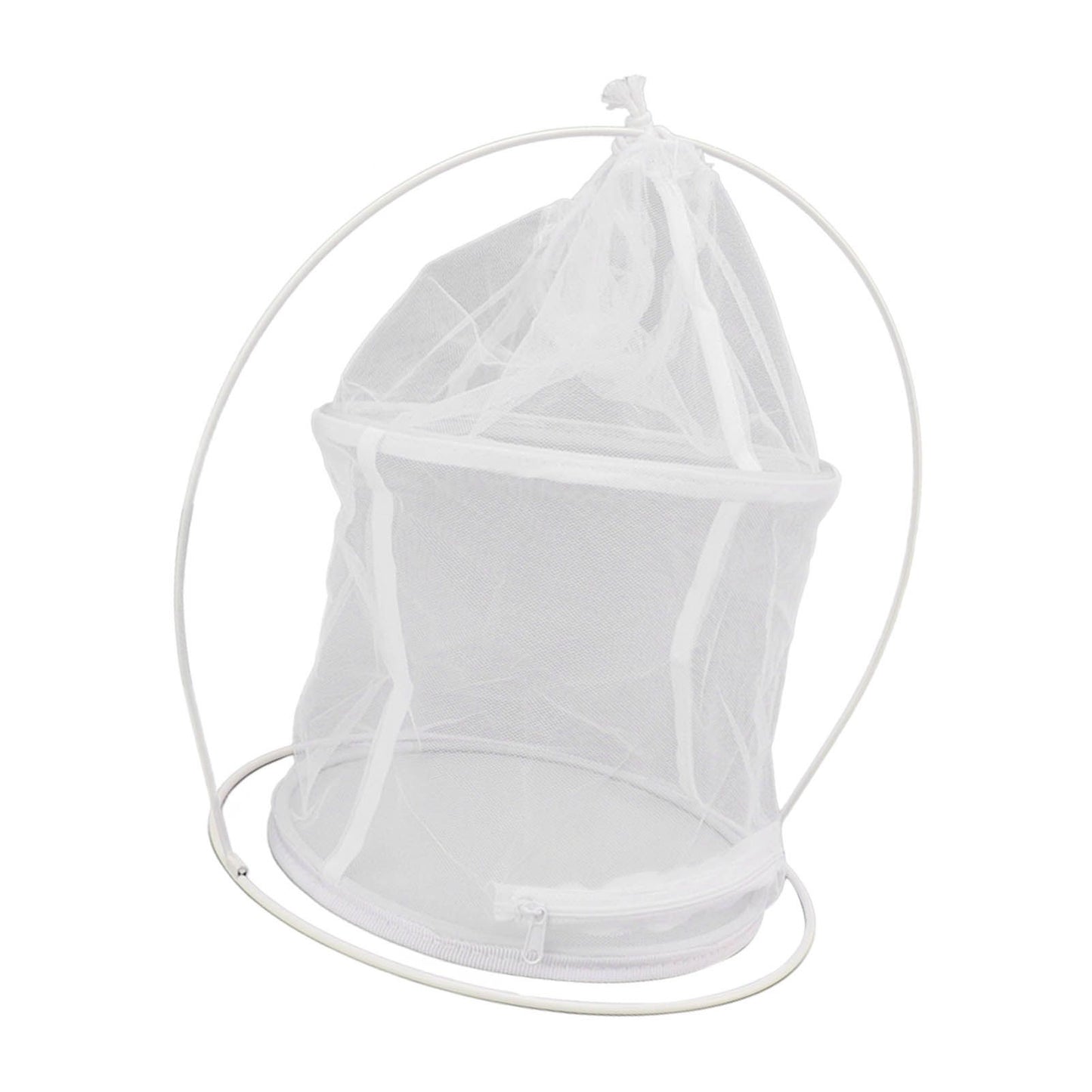 Cylindrical Iron Frame Hanging Cage Butterfly Habitat Cage Ornamental Outdoor Mesh Plant Cage V1294-YM0521-3111230020811