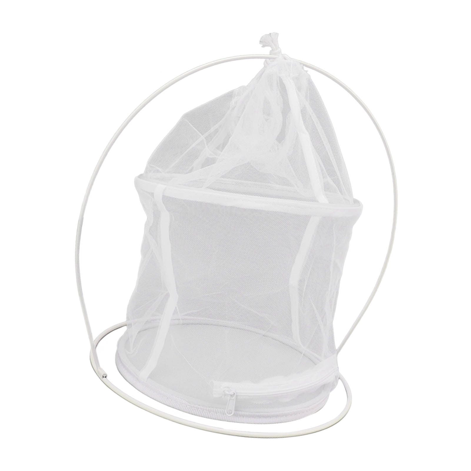 Cylindrical Iron Frame Hanging Cage Butterfly Habitat Cage Ornamental Outdoor Mesh Plant Cage V1294-YM0521-3111230020811