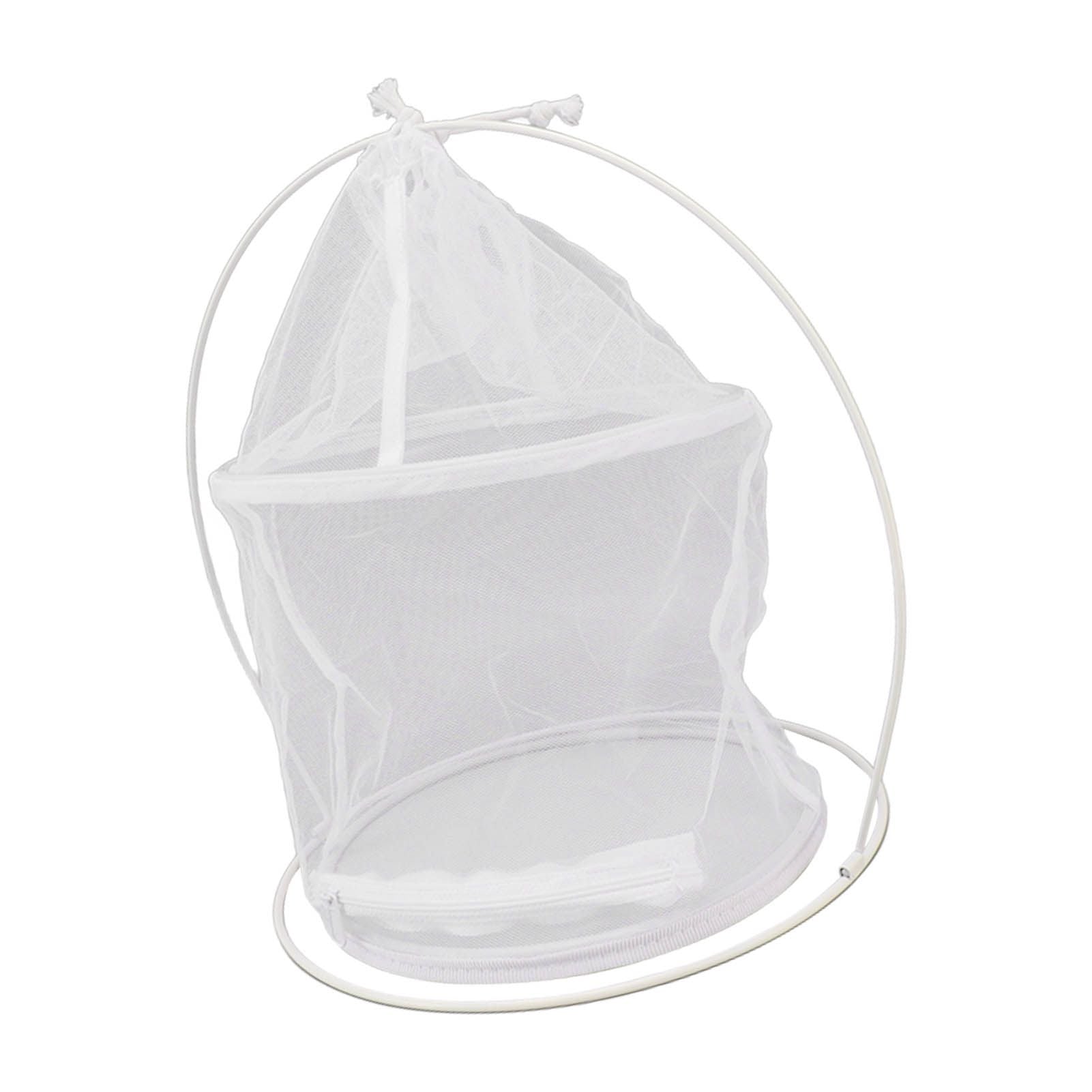 Cylindrical Iron Frame Hanging Cage Butterfly Habitat Cage Ornamental Outdoor Mesh Plant Cage V1294-YM0521-3111230020811