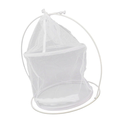 Cylindrical Iron Frame Hanging Cage Butterfly Habitat Cage Ornamental Outdoor Mesh Plant Cage V1294-YM0521-3111230020811