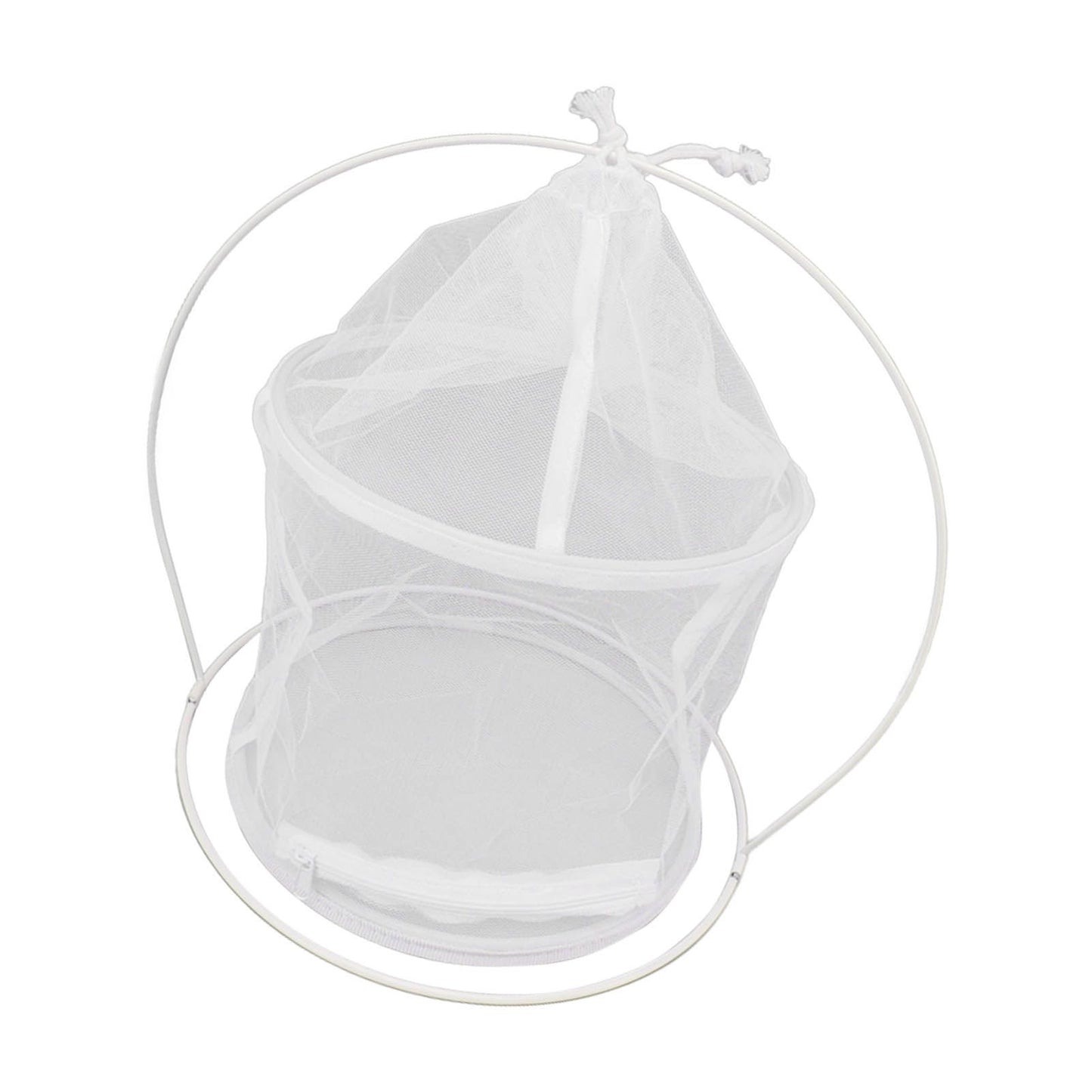 Cylindrical Iron Frame Hanging Cage Butterfly Habitat Cage Ornamental Outdoor Mesh Plant Cage V1294-YM0521-3111230020811