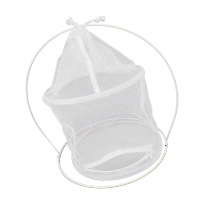 Cylindrical Iron Frame Hanging Cage Butterfly Habitat Cage Ornamental Outdoor Mesh Plant Cage V1294-YM0521-3111230020811